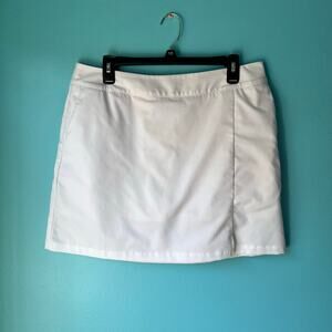 ADIDAS ClimaCool Golf Athletic Skort Skirt White Size 10